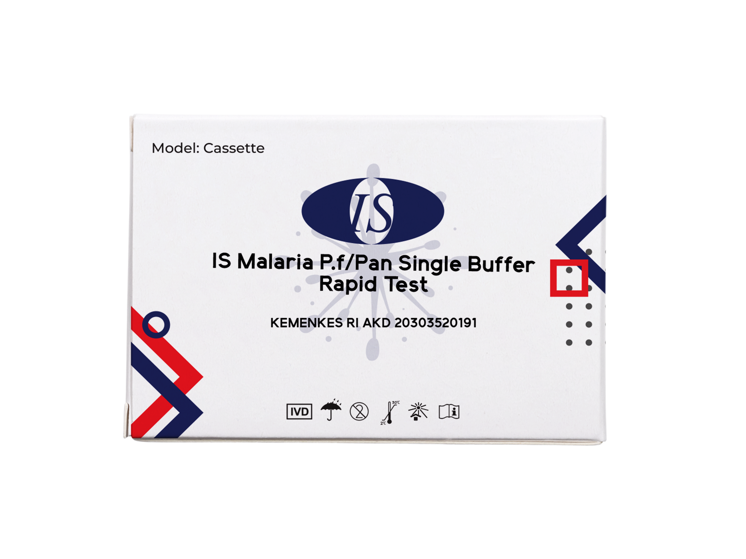  Malaria P.f/Pan Rapid Test Single Buffer 